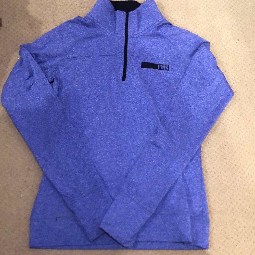 Pink quarterzip